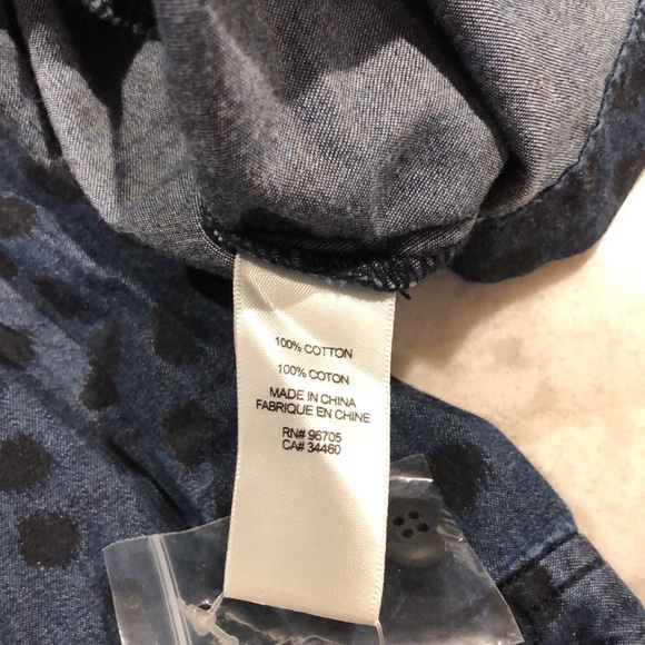 ⭐️NEW Rebecca Taylor LA VIE LE Faune Denim Wrap Dress Size Small Cotton - Picture 10 of 11